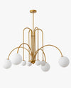 WOMO Glass Globe Arm Chandelier-WM2522 thumbnail