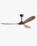 WOMO Large Wood Ceiling Fan with Light - WM5161