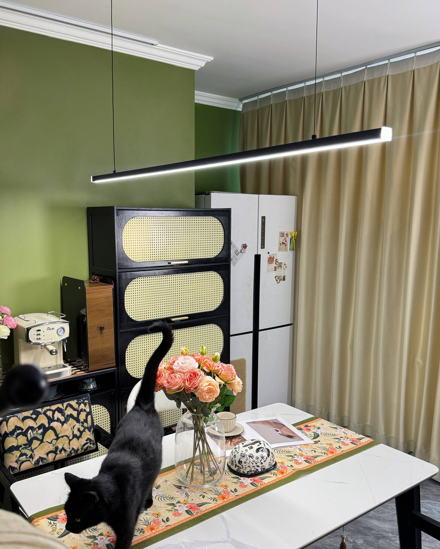 WOMO Extra Long Linear Pendant Light-WM2011