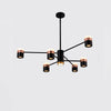 WOMO Rose Gold Arm Chandelier-WM2644 thumbnail