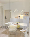 WOMO Wavy Linear Led Pendant Light-WM2282 thumbnail