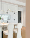 WOMO Wavy Linear Led Pendant Light-WM2282 thumbnail