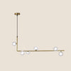 WOMO Linear Glass Globe Chandelier-WM2090 thumbnail