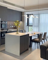 WOMO Wavy Linear Led Pendant Light-WM2282 thumbnail
