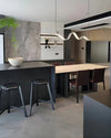 WOMO Wavy Linear Led Pendant Light-WM2282 thumbnail