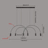 WOMO Arc Rainbow Pendant Chandelier-WM2063 thumbnail