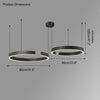WOMO Black/Gold Ring Led Chandelier-WM2009 thumbnail