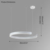 WOMO Black/Gold Ring Led Chandelier-WM2009 thumbnail