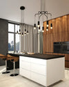 WOMO Black Drop Chandelier -WM2610 thumbnail