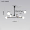 WOMO Milk Glass Globe Chandelier-WM2081 thumbnail