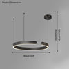 WOMO Black/Gold Ring Led Chandelier-WM2009 thumbnail