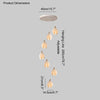 WOMO Magnolia Petal Chandelier-WM2106a thumbnail