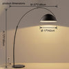 WOMO Dome Arc Floor Lamp for Dining Room-WM7008 thumbnail