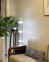 WOMO Glass Column Torchiere Floor Lamp-WM7018 thumbnail