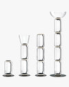 WOMO Glass Column Torchiere Floor Lamp-WM7018 thumbnail