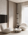 WOMO Glass Column Torchiere Floor Lamp-WM7018 thumbnail