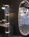 WOMO Glass Column Torchiere Floor Lamp-WM7018 thumbnail
