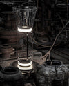 WOMO Glass Column Torchiere Floor Lamp-WM7018 thumbnail