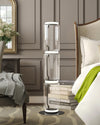 WOMO Glass Column Torchiere Floor Lamp-WM7018 thumbnail
