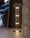 WOMO Glass Column Torchiere Floor Lamp-WM7018 thumbnail