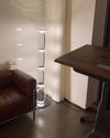 WOMO Glass Column Torchiere Floor Lamp-WM7018 thumbnail