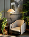 WOMO Japandi Cone Tripod Floor Lamp-WM7019 thumbnail
