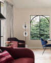 WOMO 2-bulb Marble Floor Lamp-WM7032 thumbnail