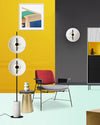 WOMO 2-bulb Marble Floor Lamp-WM7032 thumbnail