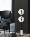WOMO 2-bulb Marble Floor Lamp-WM7032 thumbnail
