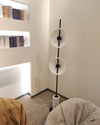WOMO 2-bulb Marble Floor Lamp-WM7032 thumbnail