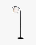 WOMO Pleated Arc Floor Lamp for Reading-WM7033