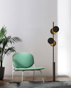 WOMO Black Pole Floor Lamp-WM7037 thumbnail