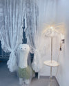 WOMO Feather Palm Tree Floor Lamp with Tray-WM7052 thumbnail