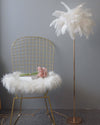 WOMO Feather Palm Tree Floor Lamp with Tray-WM7052 thumbnail