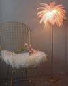 WOMO Feather Palm Tree Floor Lamp with Tray-WM7052 thumbnail