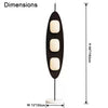 WOMO Modern Wood Oval Floor Lamp-WM7080 thumbnail