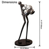 WOMO Sculptural Glass Globe Floor Lamp-WM7083 thumbnail