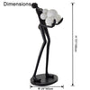 WOMO Sculptural Glass Globe Floor Lamp-WM7083 thumbnail