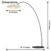 WOMO Cloud Arc Floor Lamp-WM7084 thumbnail