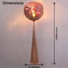 WOMO Lava Globe Floor Lamp-WM7085 thumbnail