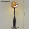 WOMO Lava Globe Floor Lamp-WM7085 thumbnail