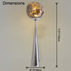 WOMO Lava Globe Floor Lamp-WM7085 thumbnail