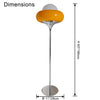 WOMO Torchiere Orange Floor Lamp-WM7092 thumbnail