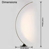 WOMO Arc LED Floor Lamp-WM7093 thumbnail