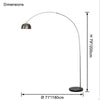 WOMO Arc Dome Tall Floor Lamp-WM7099 thumbnail
