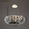 WOMO Feather Round Pendant Light-WM2060 thumbnail