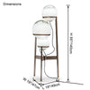 WOMO Glass Bubble Floor Lamp-WM7106 thumbnail