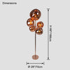 WOMO Multi Light Melt Lava Floor Lamp-WM7115 thumbnail