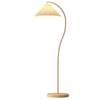 WOMO Pleated Gooseneck Floor Lamp-WM7119 thumbnail