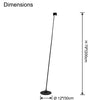 WOMO Tall Skinny Adjustable Floor Lamp-WM7122 thumbnail